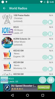 World Radios android App screenshot 1